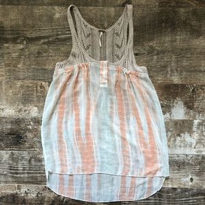 XS Free People high-low tank